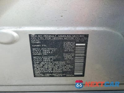 Zdjęcie 13 z 13 samochodu: 2017 NISSAN ROGUE SV VIN:KNMAT2MT3HP551683 - miniatura