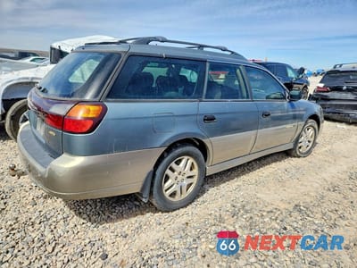 Trzecie zdjęcie samochodu z tyłu: 2001 SUBARU LEGACY OUTBACK AWP VIN:4S3BH675316605442 - miniatura