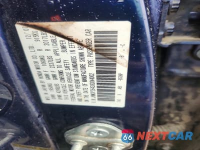 Zdjęcie 12 z 12 samochodu: 2008 HONDA ACCORD LXP VIN:JHMCP26438C044002 - miniatura