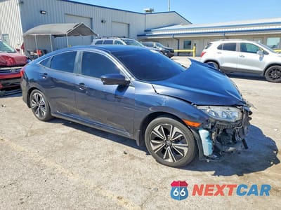 Czwarte zdjęcie samochodu z boku: 2018 HONDA CIVIC EX VIN:JHMFC1F31JX025571 - miniatura