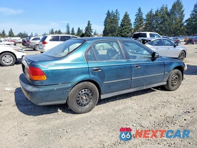 Trzecie zdjęcie samochodu z tyłu: 1998 HONDA CIVIC LX VIN:2HGEJ6677WH525895 - miniatura