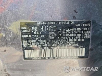 Zdjęcie 13 z 13 samochodu: 2020 SUBARU OUTBACK LIMITED VIN:4S4BTANC0L3181589 - miniatura