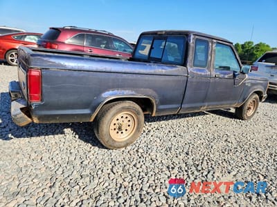 Trzecie zdjęcie samochodu z tyłu: 1990 FORD RANGER SUPER CAB VIN:1FTCR14T8LPA10431 - miniatura