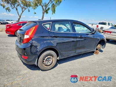 Trzecie zdjęcie samochodu z tyłu: 2013 HYUNDAI ACCENT GS VIN:KMHCT5AE8DU068522 - miniatura