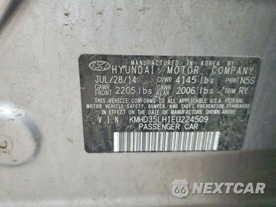 Zdjęcie 12 z 12 samochodu: 2014 HYUNDAI ELANTRA GT BASE VIN:KMHD35LH1EU224509 - miniatura