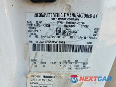 Zdjęcie 12 z 12 samochodu: 2008 FORD F350 SUPER DUTY UTILITY / SERVICE TRUCK VIN:1FDWF36518EA18952 - miniatura