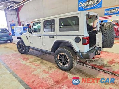 Drugie zdjęcie samochodu z przodu: 2021 JEEP WRANGLER UNLIMITED RUBICON VIN:1C4HJXFG6MW711024 - miniatura