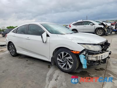 Czwarte zdjęcie samochodu z boku: 2017 HONDA CIVIC EX VIN:19XFC2F71HE032766 - miniatura