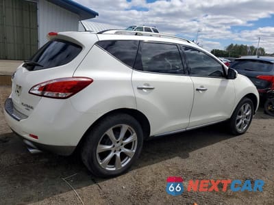 Trzecie zdjęcie samochodu z tyłu: 2012 NISSAN MURANO S VIN:JN8AZ1MW3CW233049 - miniatura