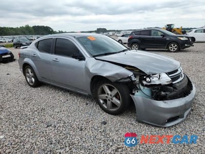 Czwarte zdjęcie samochodu z boku: 2013 DODGE AVENGER SXT VIN:1C3CDZCG7DN604107 - miniatura