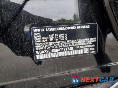 Zdjęcie 12 z 12 samochodu: 2024 BMW 740 XI VIN:WBA33EH09RCP71748 - miniatura