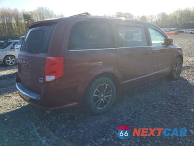 Trzecie zdjęcie samochodu z tyłu: 2017 DODGE GRAND CARAVAN SXT VIN:2C4RDGCG5HR814272 - miniatura