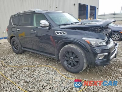 Czwarte zdjęcie samochodu z boku: 2017 INFINITI QX80 BASE VIN:JN8AZ2NC1H9430592 - miniatura