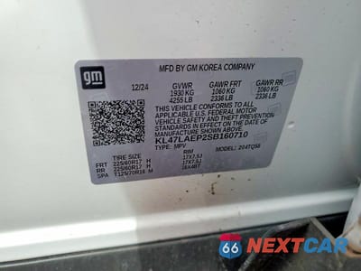 Zdjęcie 12 z 12 samochodu: 2025 BUICK ENVISTA PREFERRED VIN:KL47LAEP2SB160710 - miniatura
