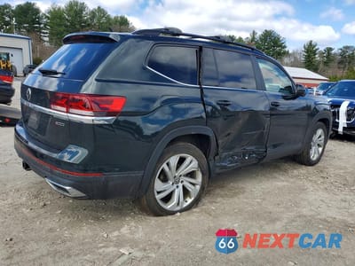 Trzecie zdjęcie samochodu z tyłu: 2021 VOLKSWAGEN ATLAS SE VIN:1V2KR2CA5MC593808 - miniatura