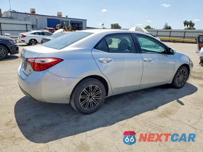 Trzecie zdjęcie samochodu z tyłu: 2016 TOYOTA COROLLA LE VIN:5YFBURHEXGP527657 - miniatura