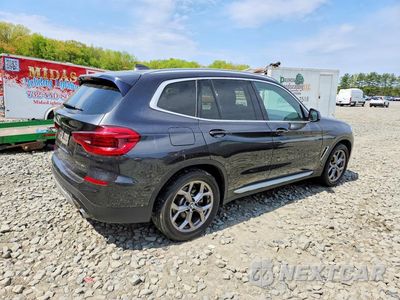 Trzecie zdjęcie samochodu z tyłu: 2020 BMW X3 XDRIVE30I VIN:5UXTY5C01L9D07113 - miniatura