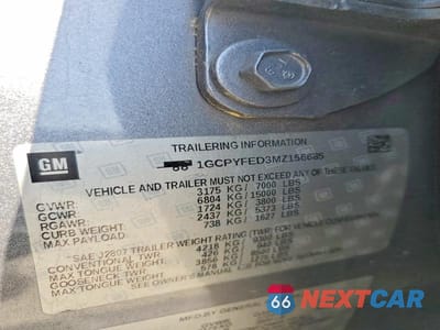 Zdjęcie 12 z 12 samochodu: 2021 CHEVROLET SILVERADO K1500 LT TRAIL BOSS VIN:1GCPYFED3MZ156685 - miniatura