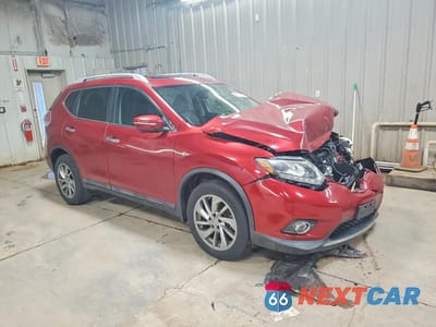 Czwarte zdjęcie samochodu z boku: 2015 NISSAN ROGUE SL VIN:5N1AT2MV6FC790436 - miniatura
