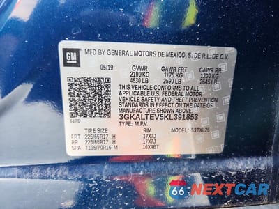 Zdjęcie 13 z 13 samochodu: 2019 GMC TERRAIN SLE VIN:3GKALTEV5KL391853 - miniatura