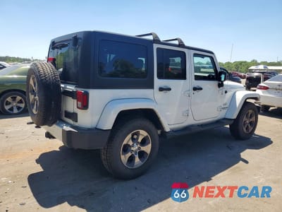 Trzecie zdjęcie samochodu z tyłu: 2016 JEEP WRANGLER UNLIMITED SAHARA VIN:1C4BJWEG7GL144264 - miniatura