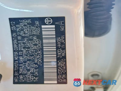 Zdjęcie 12 z 12 samochodu: 2012 TOYOTA PRIUS FOUR VIN:JTDKN3DU8C1534337 - miniatura
