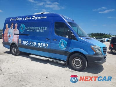 Czwarte zdjęcie samochodu z boku: 2017 MERCEDES BENZ SPRINTER 2500 VIN:WDZPE8CDXHP517418 - miniatura