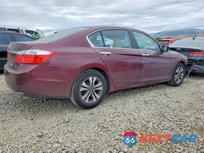Trzecie zdjęcie samochodu z tyłu: 2013 HONDA ACCORD LX VIN:1HGCR2F33DA048478 - miniatura