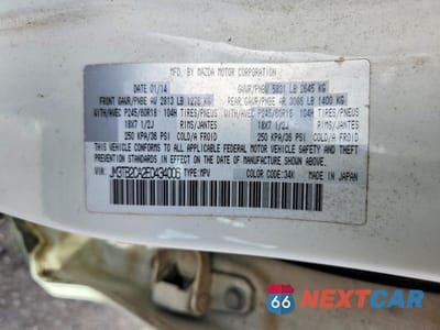Zdjęcie 13 z 13 samochodu: 2014 MAZDA CX-9 TOURING VIN:JM3TB2CA2E0434006 - miniatura