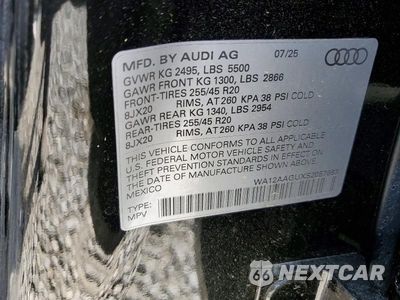 Zdjęcie 13 z 13 samochodu: 2025 AUDI Q5 VIN:WA12AAGUXS2057683 - miniatura