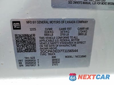 Zdjęcie 12 z 12 samochodu: 2026 CHEVROLET SILVERADO C1500 RST VIN:2GCPADED7T1156544 - miniatura