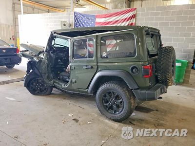 Drugie zdjęcie samochodu z przodu: 2021 JEEP WRANGLER UNLIMITED SPORT VIN:1C4HJXDG6MW566201 - miniatura