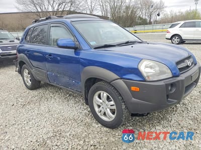 Czwarte zdjęcie samochodu z boku: 2008 HYUNDAI TUCSON SE VIN:KM8JN12D28U913418 - miniatura