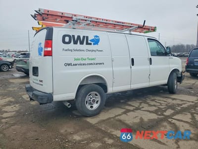 Trzecie zdjęcie samochodu z tyłu: 2025 GMC SAVANA G2500 UTILITY / SERVICE VAN VIN:1GTW7AFP8S1223268 - miniatura