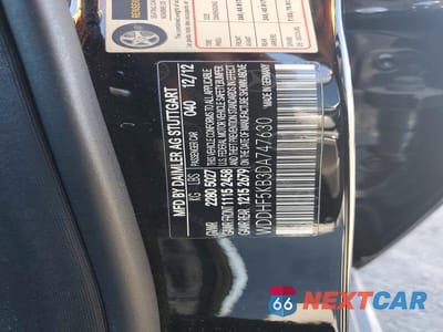 Zdjęcie 12 z 12 samochodu: 2013 MERCEDES-BENZ E 350 VIN:WDDHF5KB3DA747630 - miniatura
