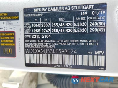 Zdjęcie 13 z 13 samochodu: 2019 MERCEDES-BENZ GLC 300 VIN:WDC0G4JB3KF593074 - miniatura