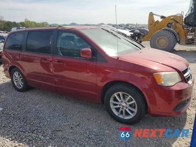 Czwarte zdjęcie samochodu z boku: 2014 DODGE GRAND CARAVAN SXT VIN:2C4RDGCG6ER106396 - miniatura