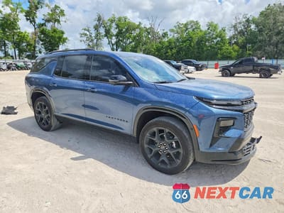 Czwarte zdjęcie samochodu z boku: 2024 CHEVROLET TRAVERSE RS VIN:1GNEVLKS9RJ148041 - miniatura