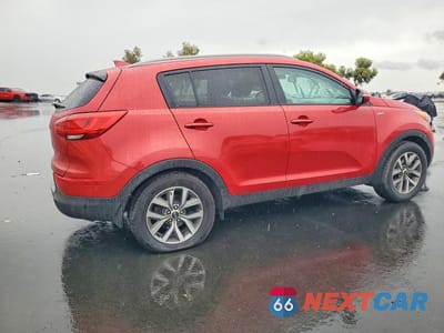 Trzecie zdjęcie samochodu z tyłu: 2014 KIA SPORTAGE LX VIN:KNDPBCACXE7620565 - miniatura