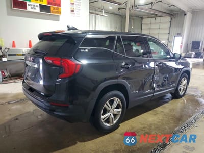 Trzecie zdjęcie samochodu z tyłu: 2018 GMC TERRAIN SLE VIN:3GKALMEV4JL377950 - miniatura