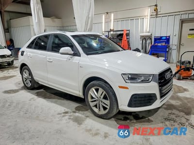 Czwarte zdjęcie samochodu z boku: 2018 AUDI Q3 PREMIUM VIN:WA1ECCFS0JR035183 - miniatura