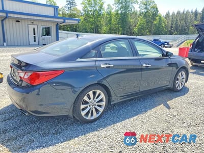 Trzecie zdjęcie samochodu z tyłu: 2011 HYUNDAI SONATA SE 2.0T VIN:5NPEC4AB8BH189331 - miniatura