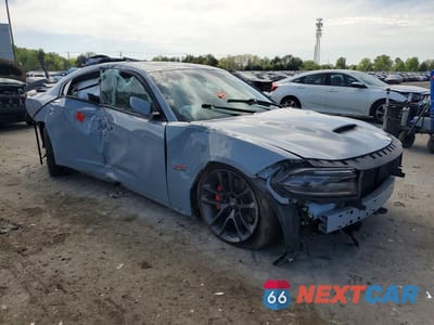 Czwarte zdjęcie samochodu z boku: 2021 DODGE CHARGER SCAT PACK VIN:2C3CDXGJ3MH675162 - miniatura