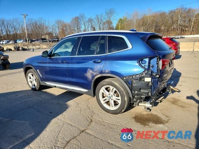 Drugie zdjęcie samochodu z przodu: 2019 BMW X3 XDRIVE30I VIN:5UXTR9C51KLE11800 - miniatura