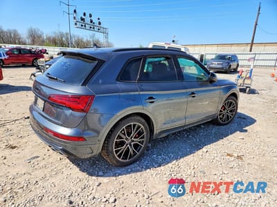 Trzecie zdjęcie samochodu z tyłu: 2023 AUDI SQ5 PRESTIGE VIN:WA1C4AFY4P2008146 - miniatura