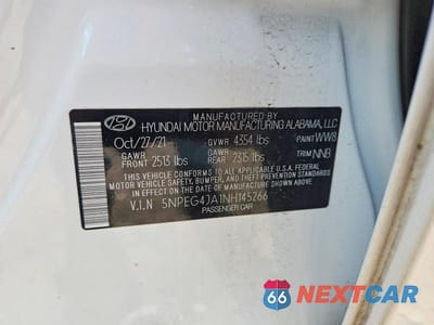 Zdjęcie 12 z 12 samochodu: 2022 HYUNDAI SONATA SE VIN:5NPEG4JA1NH145266 - miniatura