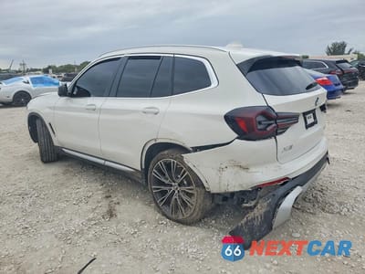 Drugie zdjęcie samochodu z przodu: 2022 BMW X3 SDRIVE30I VIN:WBX47DP05NN165579 - miniatura