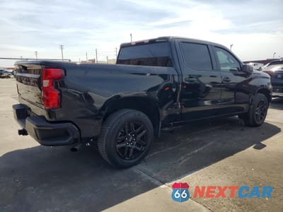 Trzecie zdjęcie samochodu z tyłu: 2023 CHEVROLET SILVERADO C1500 CUSTOM VIN:3GCPABEK6PG144093 - miniatura