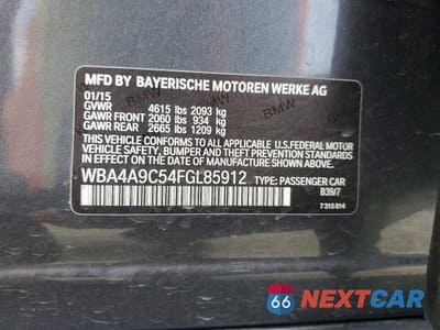 Zdjęcie 13 z 13 samochodu: 2015 BMW 428 I VIN:WBA4A9C54FGL85912 - miniatura