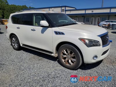 Czwarte zdjęcie samochodu z boku: 2012 INFINITI QX56 BASE VIN:JN8AZ2NCXC9316955 - miniatura